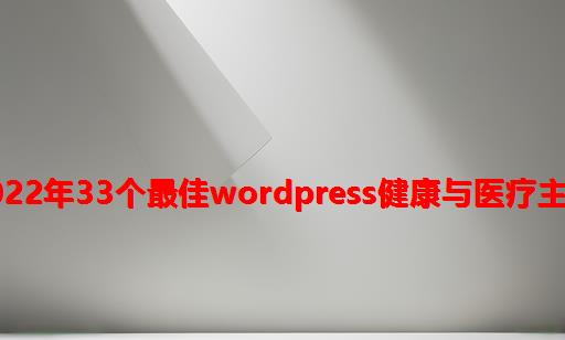 2022年33个最佳WordPress健康与医疗主题