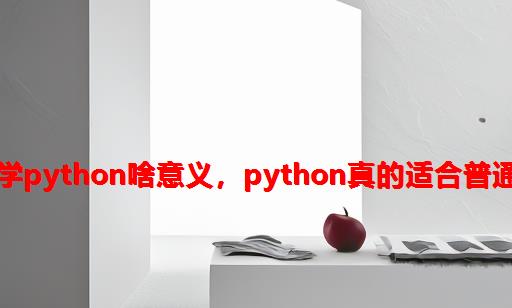 2024年Python最新普通人学python啥意义，Python真的适合普通人学习吗？，海尔面试题目