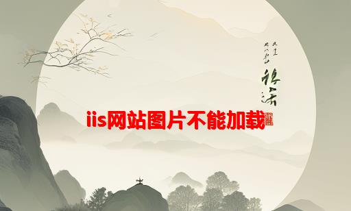 IIS网站图片不能加载