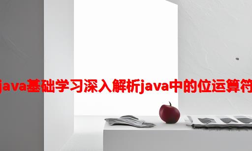 Java基础学习：深入解析Java中的位运算符