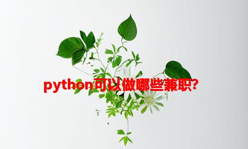 Python可以做哪些兼职？