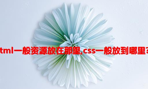 html一般资源放在那里,css一般放到哪里？