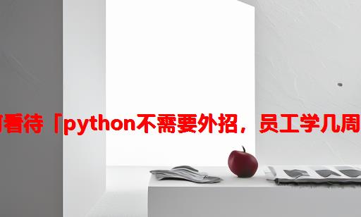 python外单_如何看待「python不需要外招，员工学几周就上手」这一观点?