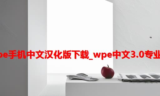 wpe手机中文汉化版下载_wpe中文3.0专业版