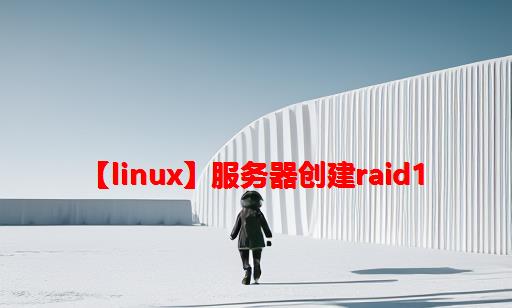 【linux】服务器创建RAID1