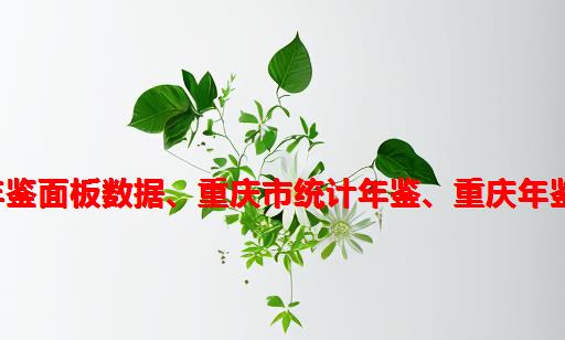 【原创】2021-2001重庆统计年鉴面板数据、重庆市统计年鉴、重庆年鉴、重庆区县数据（可直接使用）