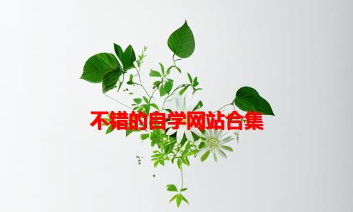 不错的自学网站合集