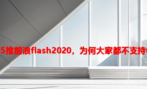 后浪HTML5推前浪Flash：2020，为何大家都不支持Flash了？