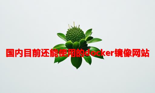 国内目前还能使用的docker镜像网站