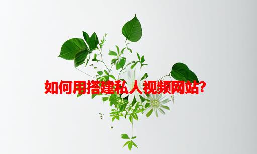 如何用搭建私人视频网站？