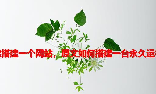 如何用树霉派建搭建一个网站，原文：如何搭建一台永久运行的个人服务器