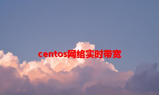 查看ubuntu/centos网络实时带宽